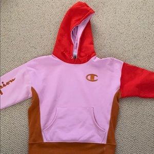 Color block champion hoodie